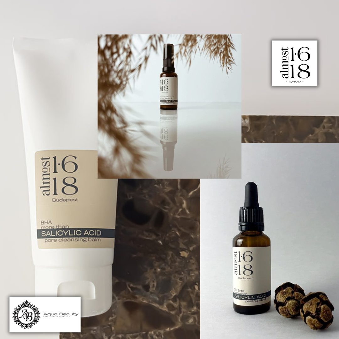 Pachet anti-inflamator pentru ten acneic, puncte negre Clarifying Set Almost1.618 - imagine 4